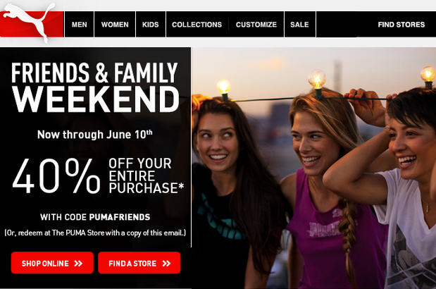 puma coupon code march 2019