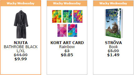 IKEA - Calgary Wacky Wednesday Deal of the Day (Mar 2)