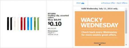 IKEA - Calgary Wacky Wednesday Deal of the Day (July 13) A